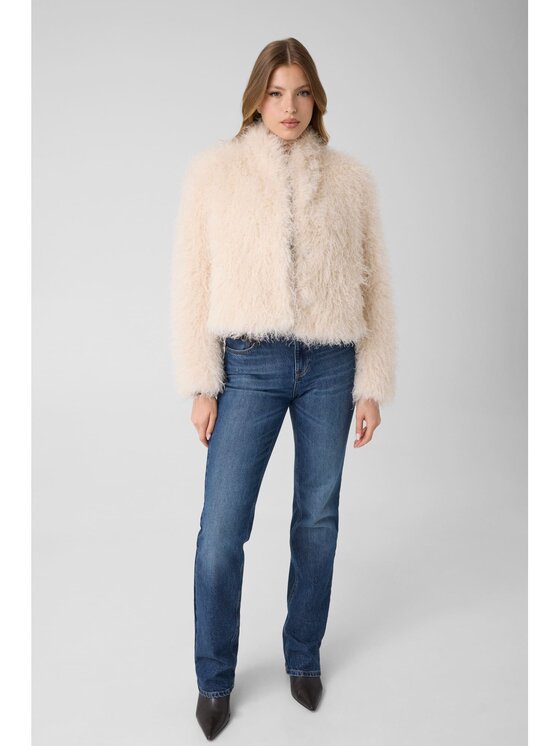 Guess Guess Преходно яке 184812 Бял Classic Fit