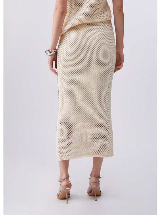 Liu Jo Liu Jo Gonna maxi CA6233MS042P9572 Bianco Regular Fit