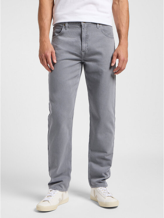 Lee Lee Jeansy OSCAR Szary Regular Fit