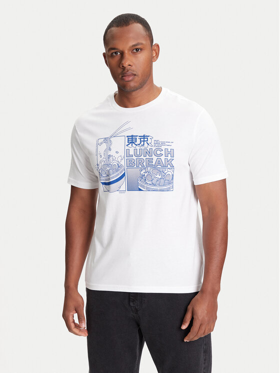 United Colors Of Benetton United Colors Of Benetton T-Shirt 3I1XU10A4 Biały Relaxed Fit