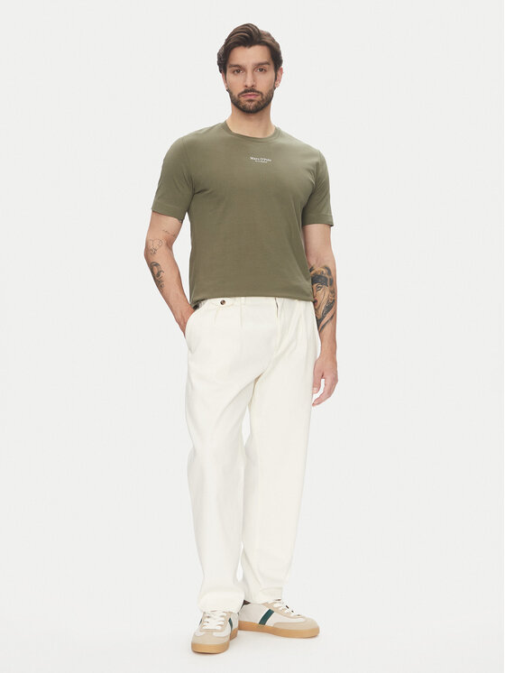 Marc O'Polo Marc O'Polo Póló 523 2012 51382 Zöld Regular Fit