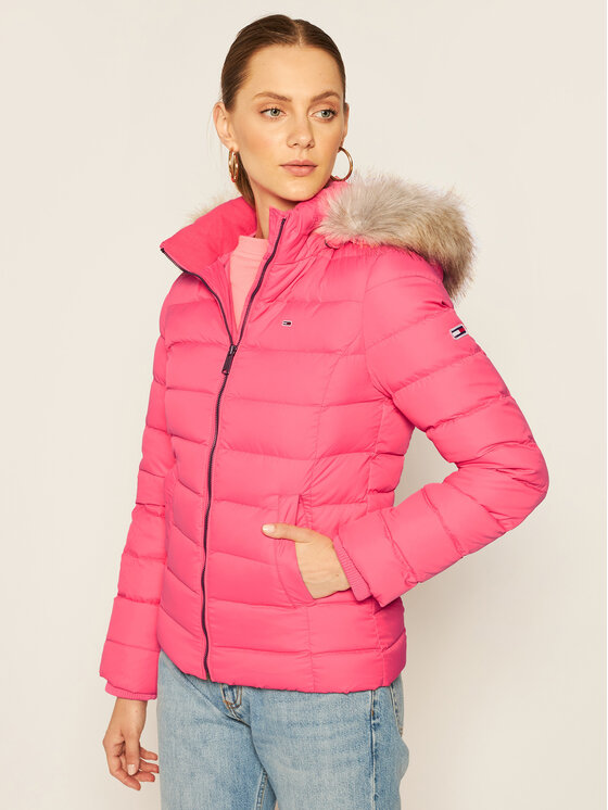 Tommy Jeans Giubbotto piumino Tjw Basic DW0DW0858 Rosa Regular Fit •  Modivo.it