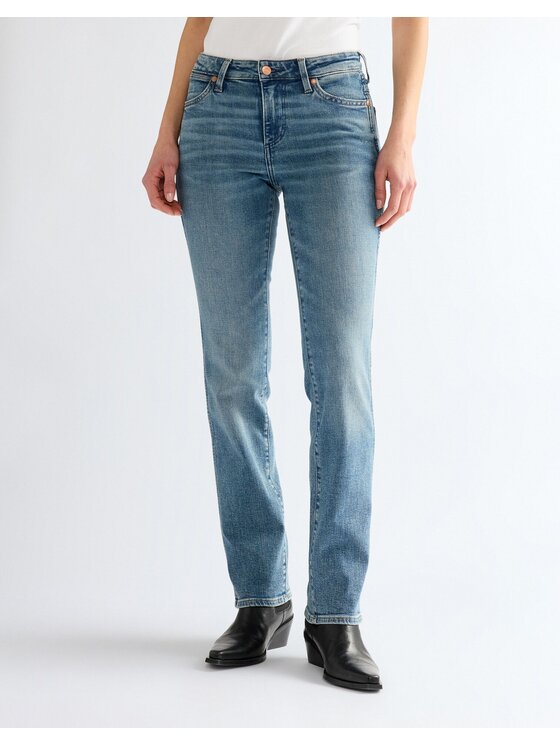 Wrangler Wrangler Jeansy STRAIGHT Niebieski Straight Leg