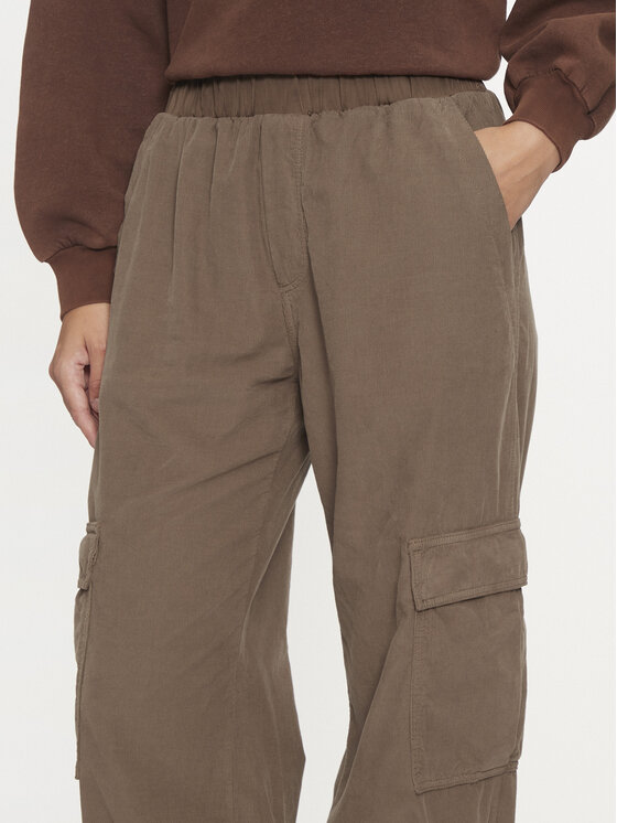 Deha Deha Spodnji del trenirke D12367 Rjava Loose Fit