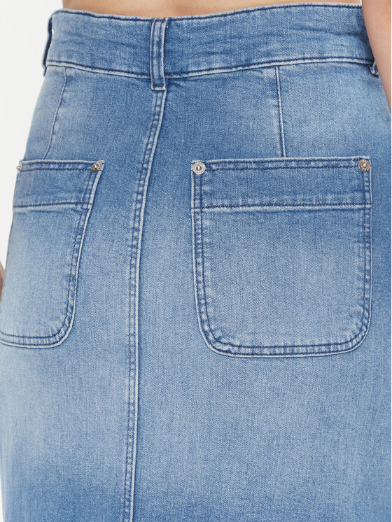 Ted Baker Ted Baker Spódnica jeansowa Jomana 271675 Niebieski Regular Fit