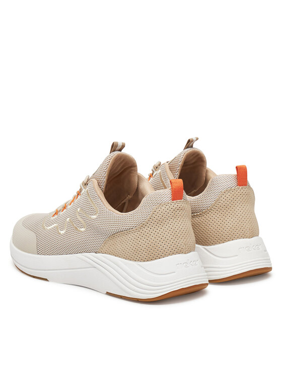 Rieker Rieker Sneakersy N8504-60 Beżowy