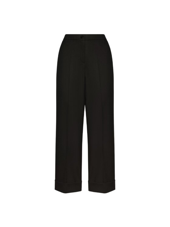 Elena Mirò Elena Mirò Pantaloni di tessuto P164P000360N033 Nero Cropp Fit