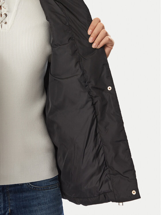 Liu Jo Sport Liu Jo Sport Αμάνικο Μπουφάν TF6120 TS62A Μαύρο Regular Fit