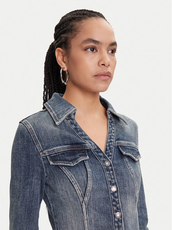 Miss Sixty Miss Sixty 6S1DJ48900 Vestito di jeans Deep Blue F58