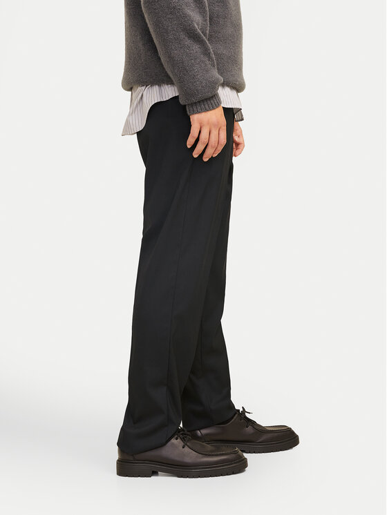 Jack & Jones Jack & Jones Chinosy Kane Edwin 12268303 Czarny Relaxed Fit