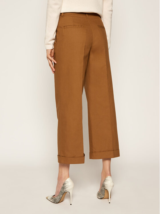 Marc O'Polo Pantaloni culotte 006 0042 10339 Marrone Regular Fit • Modivo.it