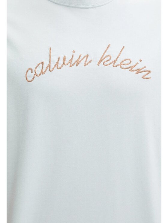 Calvin Klein Jeans Calvin Klein Jeans T-Shirt SS CENTER CHAIN STIT Μπλε Casual Fit