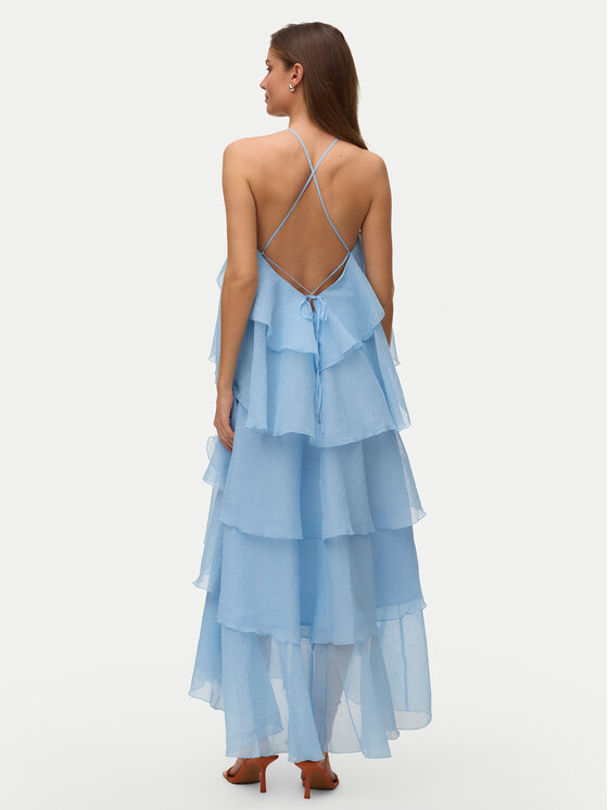 Vero Moda Vero Moda Φόρεμα καλοκαιρινό Delillah 10338846 Ανοιχτό μπλε Regular Fit