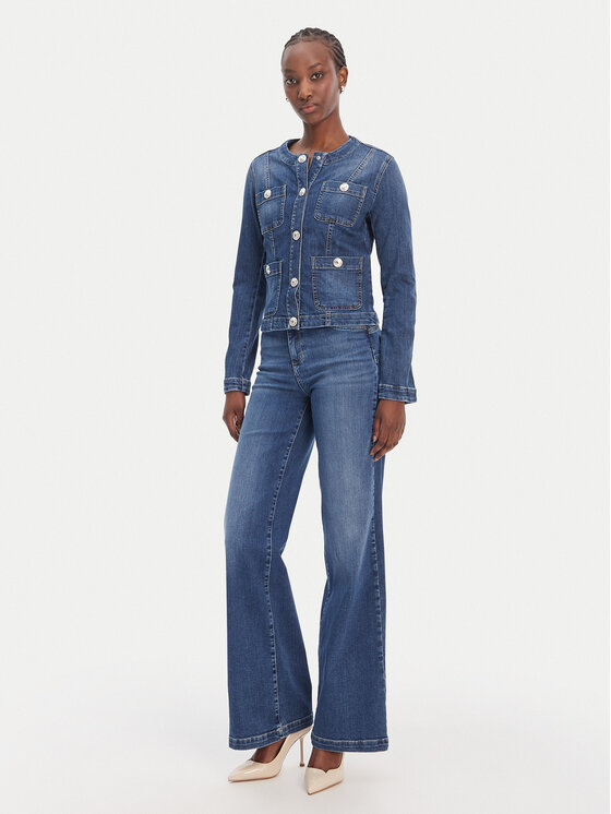 Liu Jo Liu Jo Jeansová bunda UA6260 D0275 Modrá Regular Fit