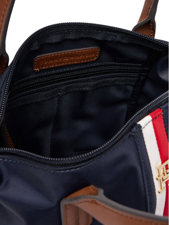 Tommy Hilfiger Tommy Hilfiger Rankinė Popette Mini Tote Corp AW0AW19025 Tamsiai mėlyna