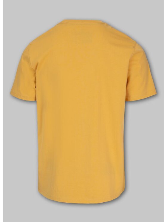 PITBULL PITBULL T-Shirt SMALL LOGO Żółty Regular Fit