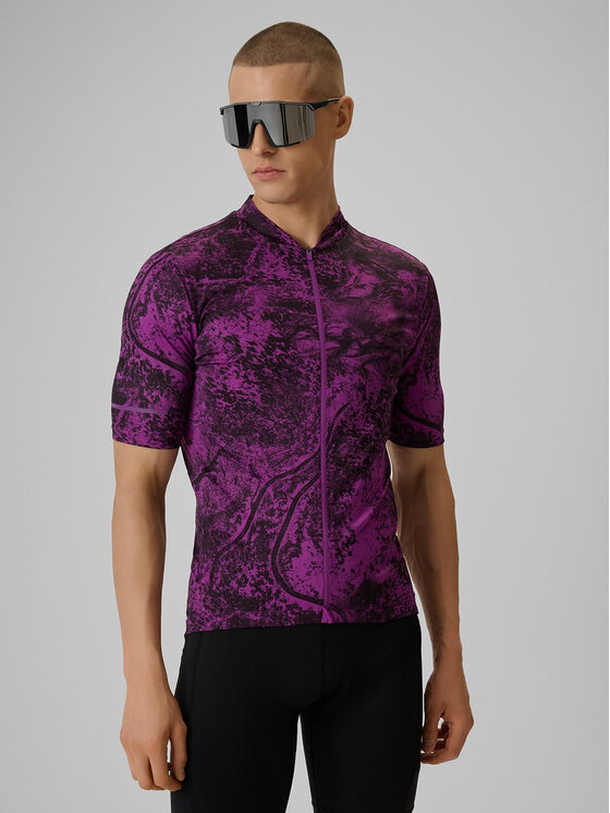 4F 4F T-Shirt 4FWSS26TFTSM1766 Fioletowy Active Fit
