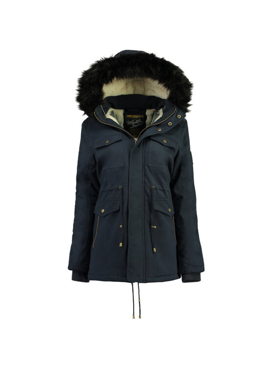 Geographical Norway Geographical Norway Parka WQ834F/GN-NAVY Granatowy Fitted Fit