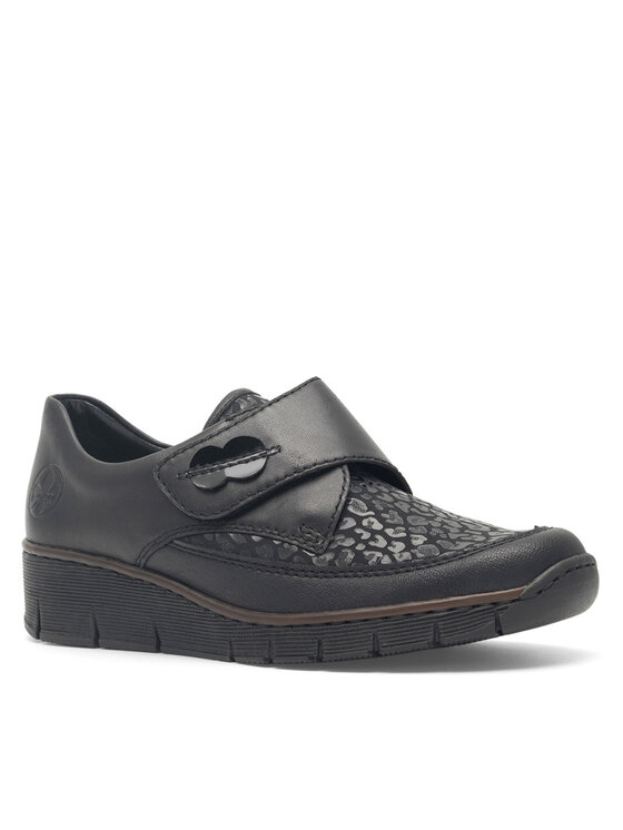 Rieker Rieker Halbschuhe 537C0-00 Schwarz