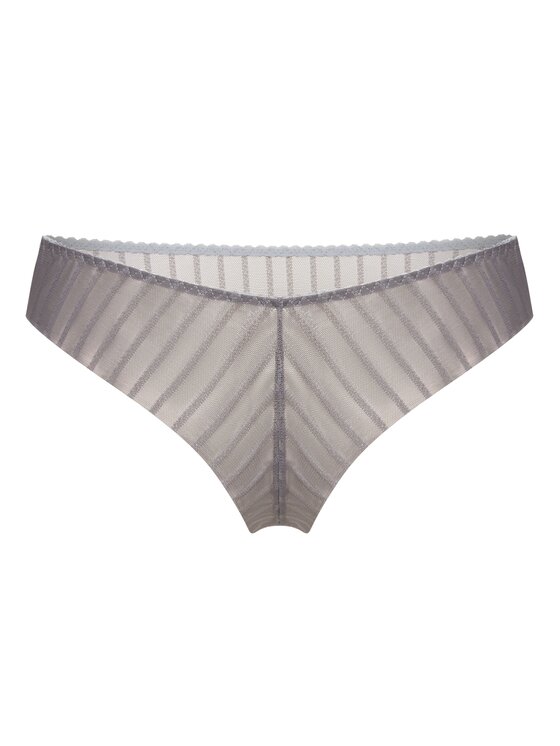 Merci Lingerie Merci Lingerie Figi brazylijskie EVS30PSG05B Szary