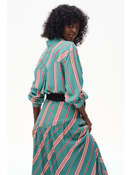 blue shadow blue shadow Koszula Sing Turkusowy Regular Fit