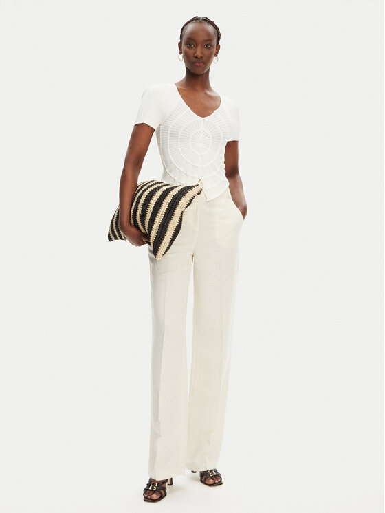 PINKO PINKO Maglione Falterona Maglia 104625 A2E6 Bianco Regular Fit
