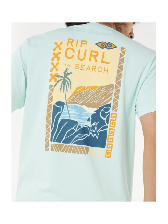 Rip Curl Rip Curl T-Shirt Aots - Cody Welsh Tee Niebieski Relaxed Fit