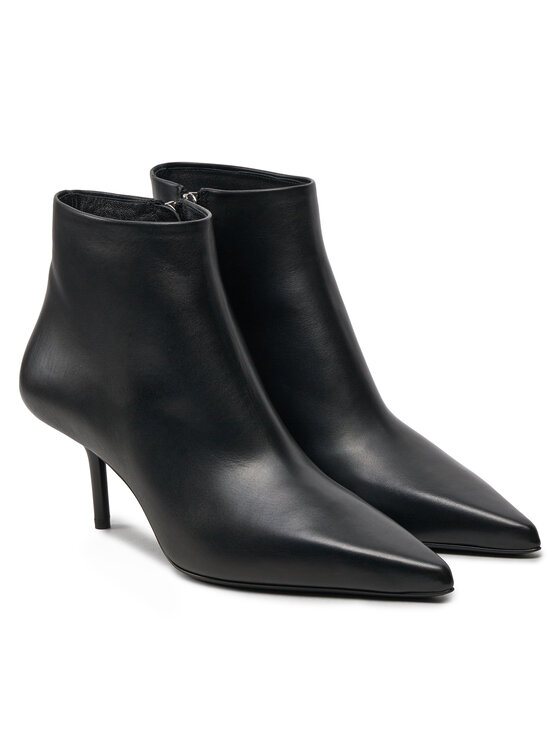 Max Mara Max Mara Členková obuv Mmbootie 24247960116 Čierna