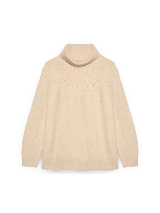 Fiorella Rubino Fiorella Rubino Maglione M059L008322N002 Crema Regular Fit