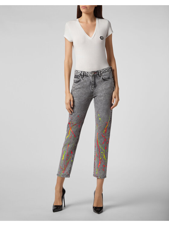 PHILIPP PLEIN PHILIPP PLEIN Jeansy 25483 Szary