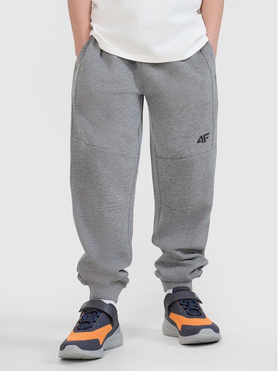 4F 4F Jogger nohavice 4FJRSS25TTROM1369-27M Sivá Oversize