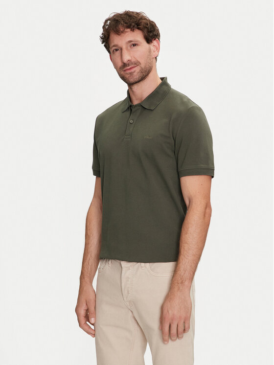 s.Oliver Polo 2138262 Zaļš Regular Fit