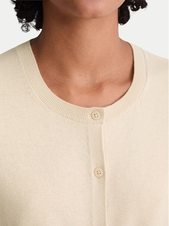Marc O'Polo Marc O'Polo Kardigán 509 5118 61085 Bézs Slim Fit