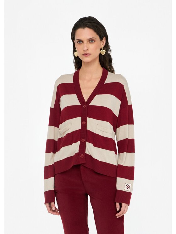 Liu Jo Liu Jo Cardigan MF5374MA16RC3850 Rosso Regular Fit