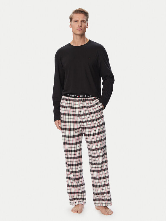Tommy Hilfiger Tommy Hilfiger Pidžaama UM0UM04045 Must Regular Fit