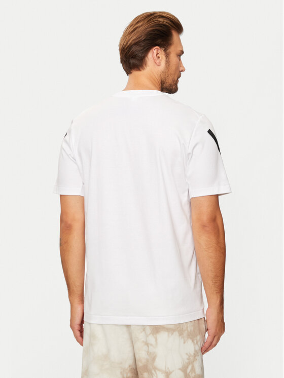 adidas adidas T-krekls Z.N.E. JE3078 Balts Regular Fit