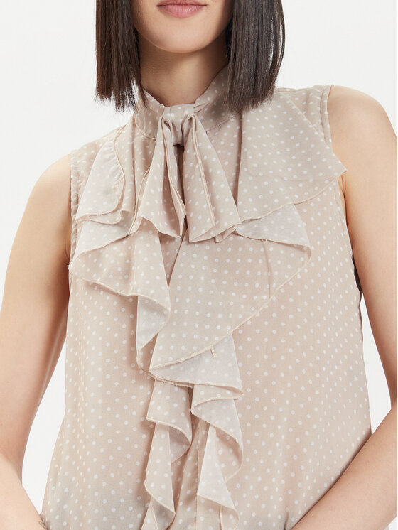 Rinascimento Rinascimento Bluse CFC0118527003 Beige Regular Fit