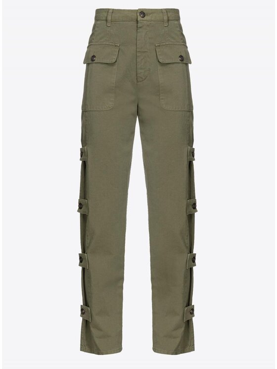 PINKO Pinko Pantaloni chino 101796-a0d5-v45 Verde Regular Fit
