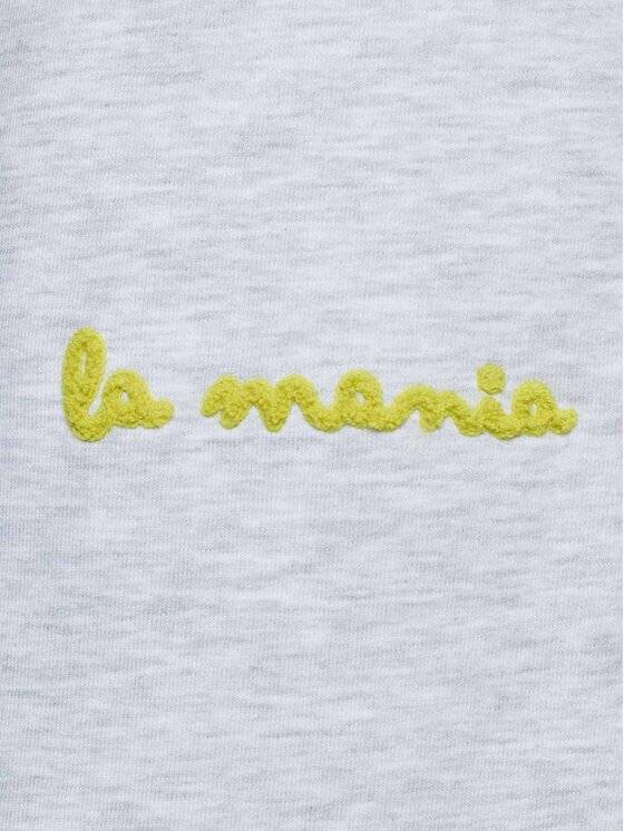 La Mania La Mania Spodnie dresowe LAI Szary Basic Fit