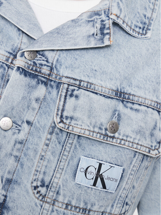Calvin Klein Jeans Calvin Klein Jeans Kurtka jeansowa J30J323319 Niebieski Regular Fit
