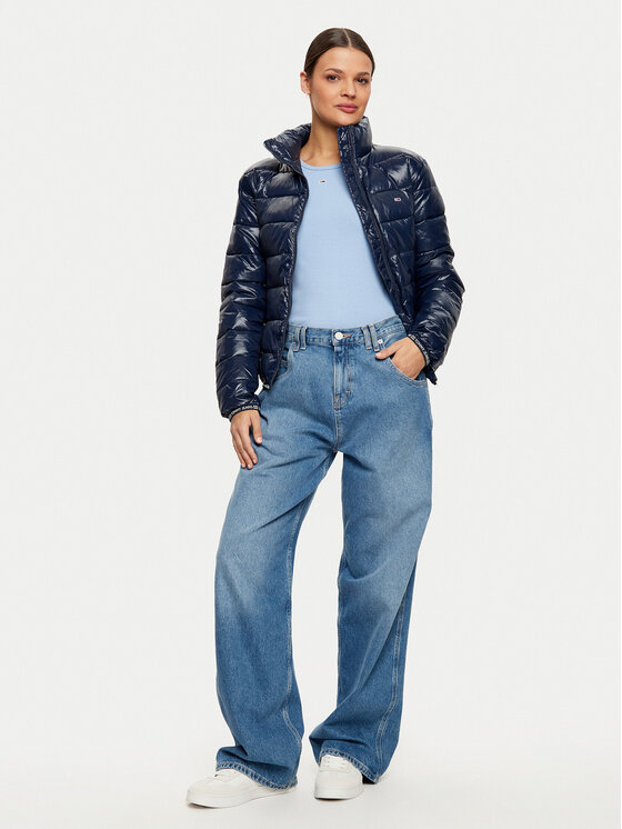 Tommy Jeans Tommy Jeans Žieminė striukė Essential DW0DW19312 Tamsiai mėlyna Regular Fit