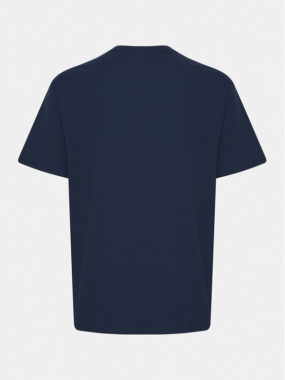 Solid Solid Tricou Ilias 21108139 Bleumarin Regular Fit