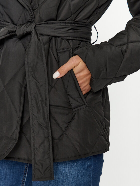 Vila Vila Prijelazna jakna Dita 14087604 Crna Regular Fit