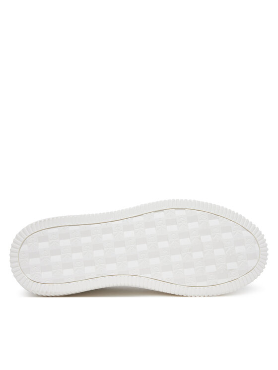Calvin Klein Jeans Calvin Klein Jeans Sportcipők Chunky Cupsole Ru Patch Lth Wn YW0YW01846 Fehér