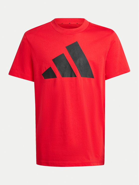 adidas adidas T-Shirt Essentials JC9664 Czerwony Regular Fit