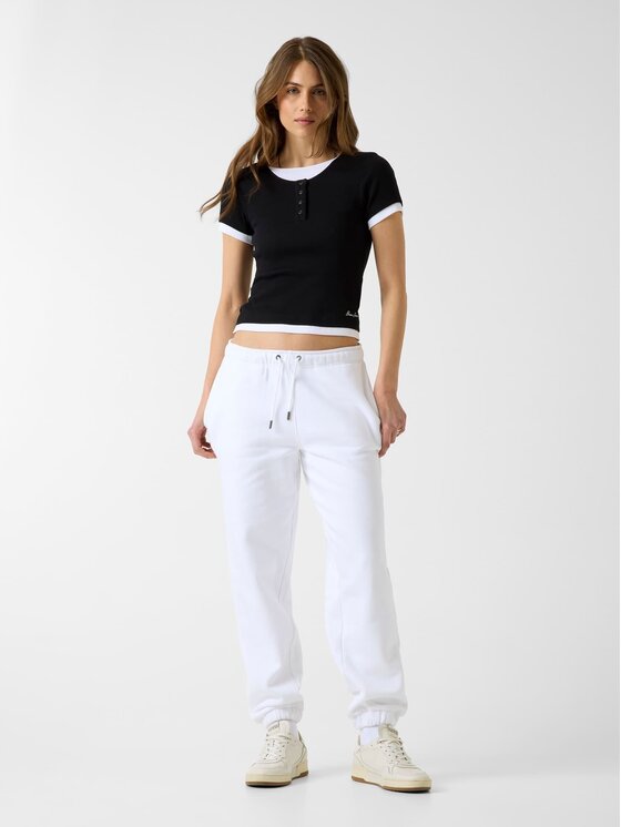 Guess Jeans Guess Jeans Top 183272 Czarny Classic Fit
