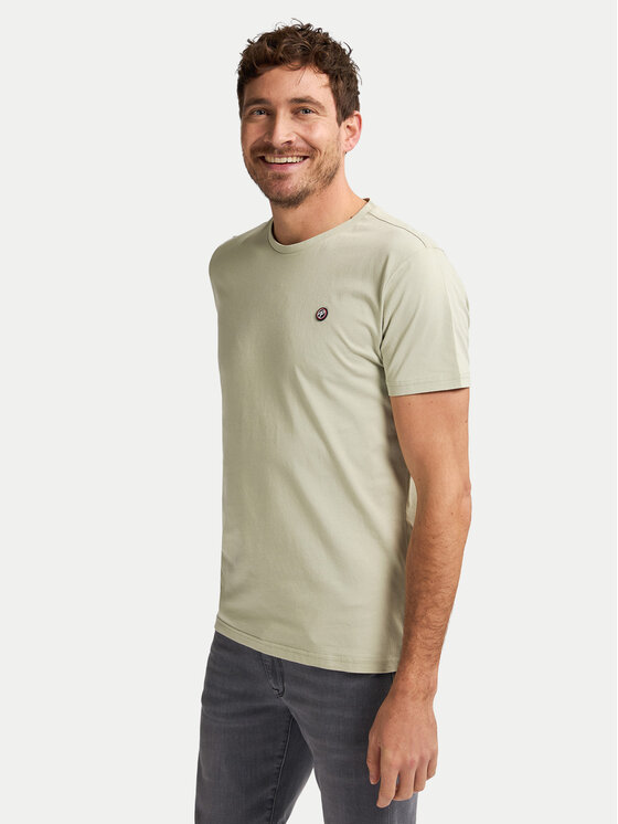 Petrol Industries Petrol Industries T-Shirt M-ROS-TSR002 Zielony Regular Fit