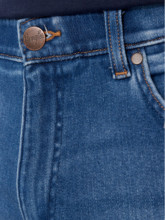 Wrangler Wrangler Jeansy Larston 112350841 Niebieski Slim Fit