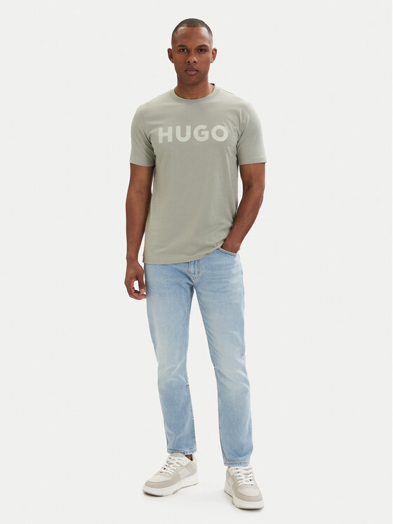 HUGO HUGO Traperice 50556047 Svijetlo plava Extra Slim Fit