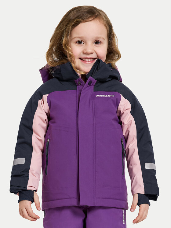 Didriksons Didriksons Зимно яке Neptun 505472 Виолетов Regular Fit